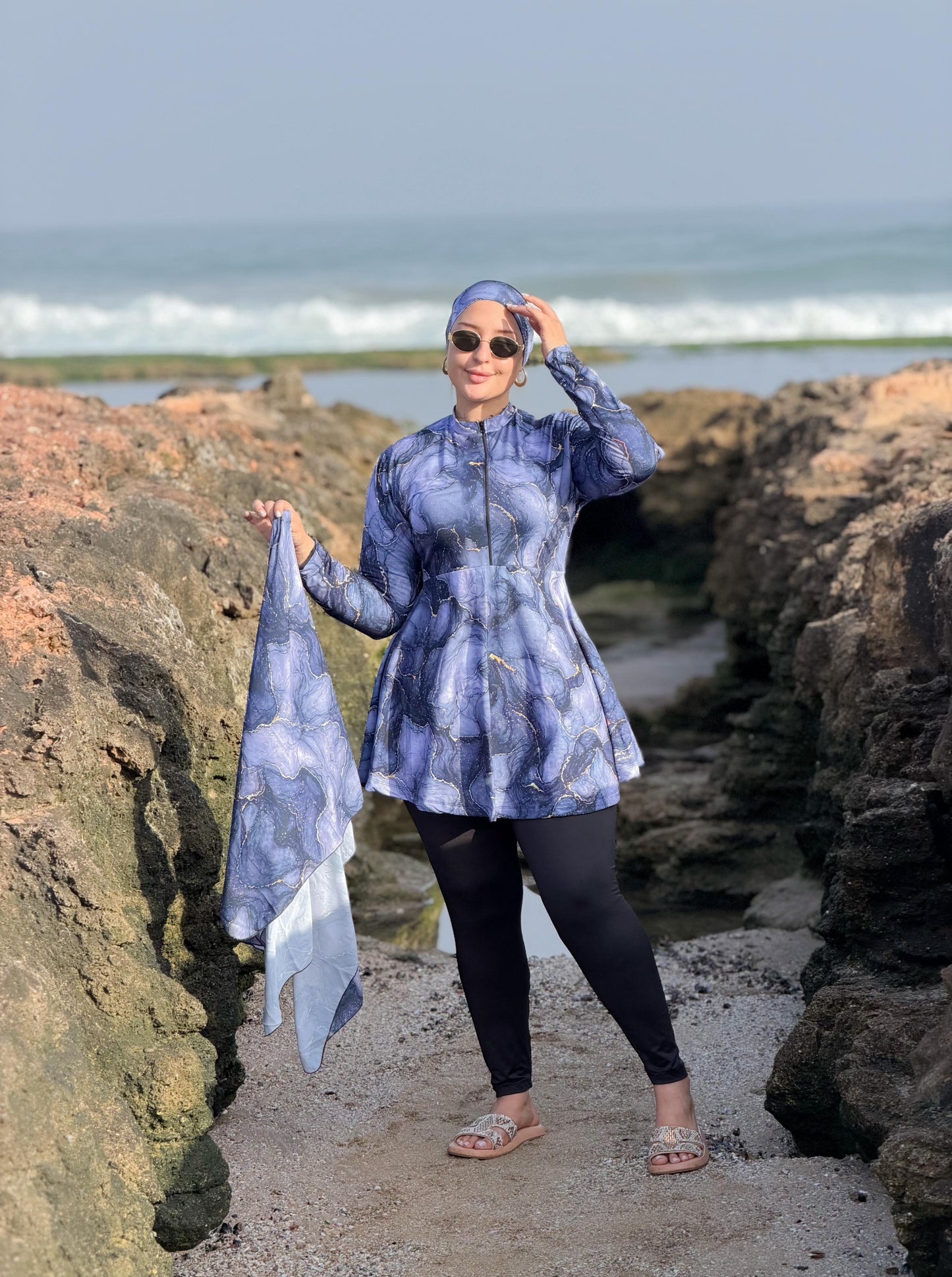 Burkini Midnight Pearl