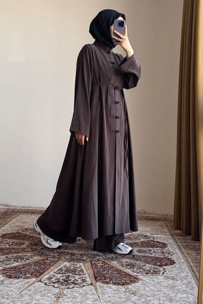 Ensemble Modal Élégance Premium™ – Haut Long & Pantalon Fluide